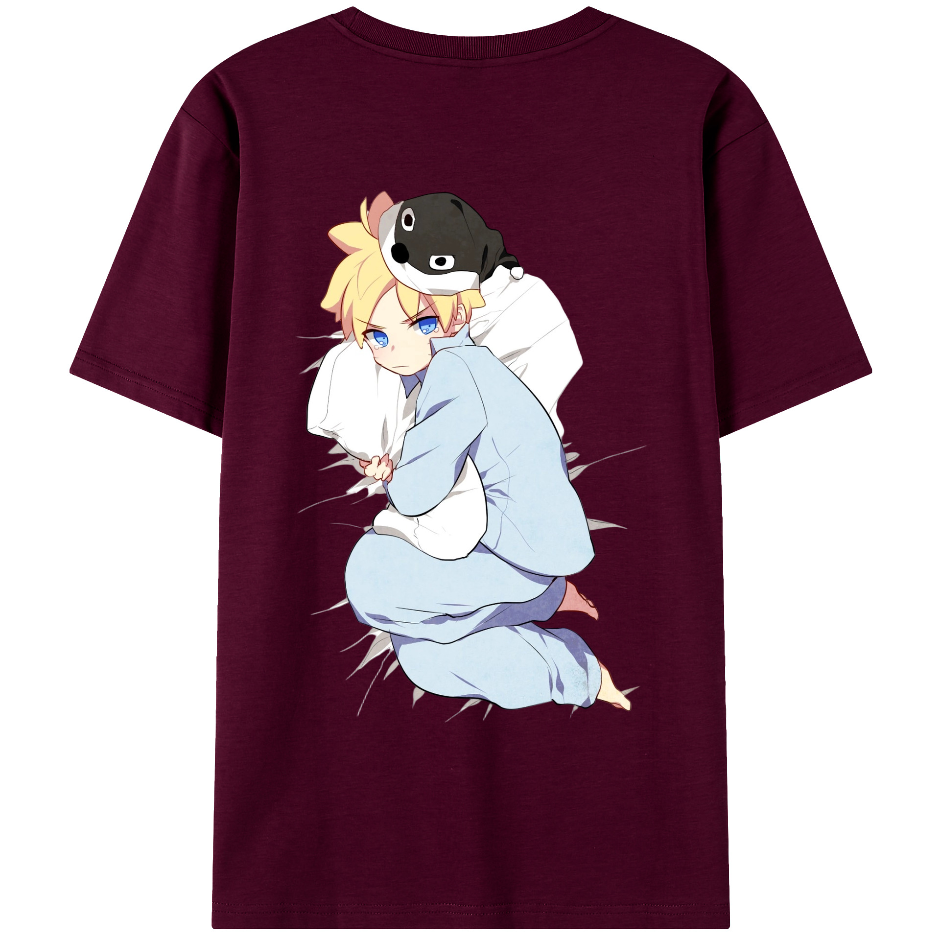 （画像用） NARUTO -ナルト- うずまき ナルト Uzumaki Naruto レディース半袖Tシャツ(バックプリント)